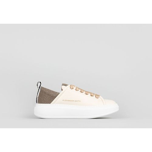 Sneakers WEMBLEY WOMAN IVORY GOLD - Alexander Smith - Modalova