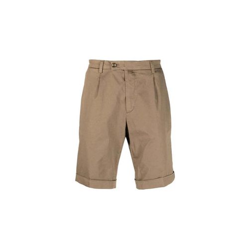 Pantaloni Bermuda beige in cotone - Briglia - Modalova