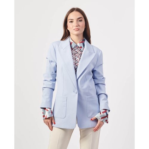 Giacche Blazer donna monopetto in creponne - Guess - Modalova