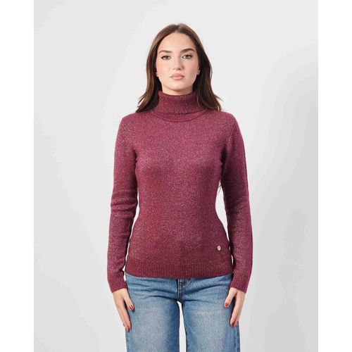 Maglione Dolcevita donna con brillantini allover - Yes Zee - Modalova