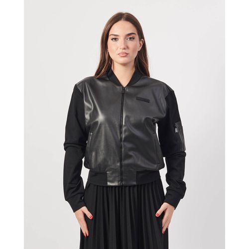 Giubbotto Bomber Emporio Armani donna con logo - Emporio Armani EA7 - Modalova