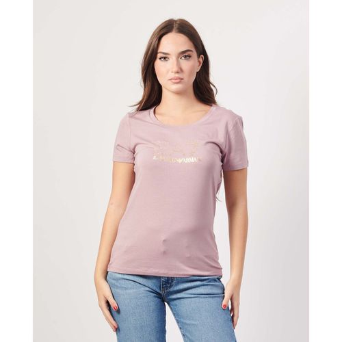 T-shirt & Polo T-shirt donna in cotone con logo - Emporio Armani EA7 - Modalova