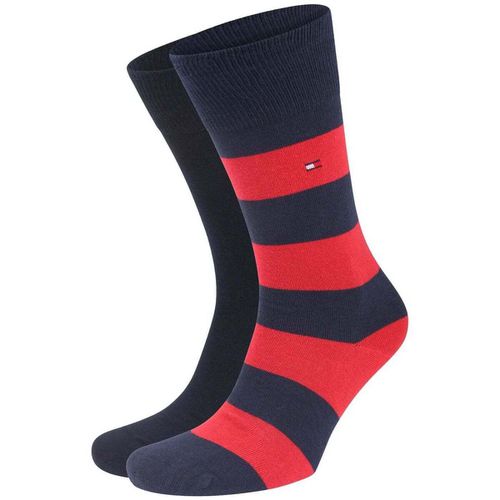 Calzini Two Pack Knitted Rugby Socks Navy Tommy Original - Tommy hilfiger - Modalova