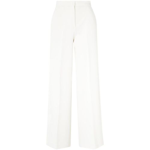 Pantaloni Pantalone a palazzo in crepe bianco - Pinko - Modalova