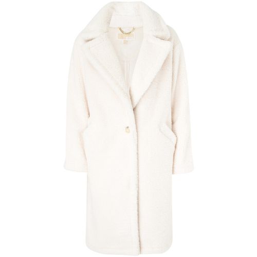 Mantella Cappotto teddy in shearling bianco - MICHAEL Michael Kors - Modalova