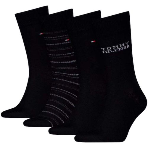 Calzini Four Pack Socks Gift Tin Set Navy - Tommy hilfiger - Modalova