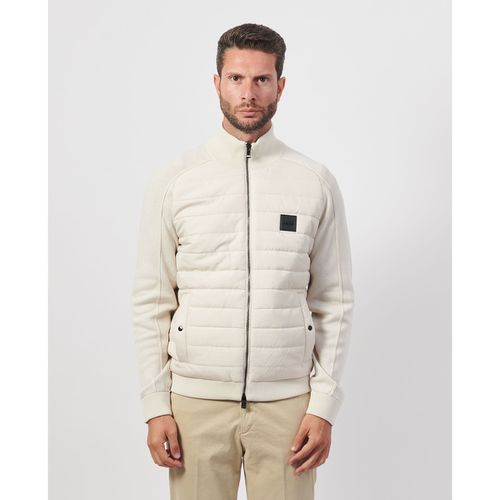 Piumino Giubbotto uomo fullzip in misto lana vergine - Boss - Modalova