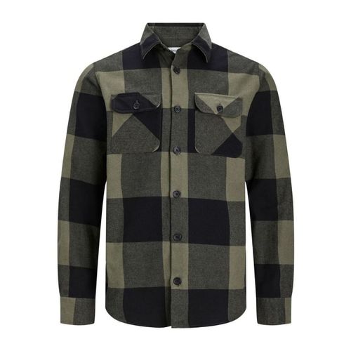 Camicia a maniche lunghe 12248409 DARREN-DUSTY OLIVE - Jack & jones - Modalova