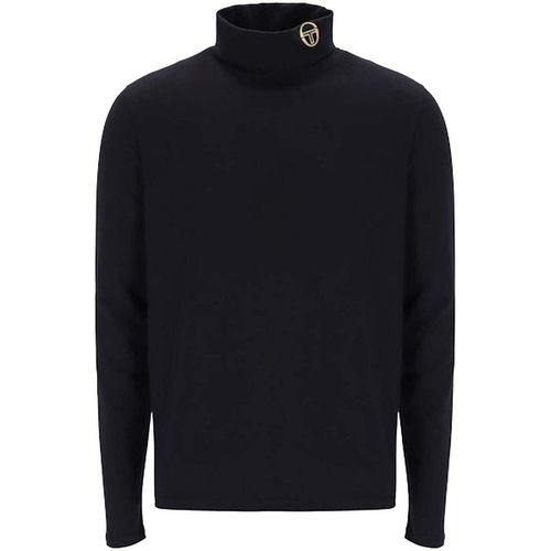 Felpa Edward Roll Neck Jumper Black/Gold - Sergio tacchini - Modalova