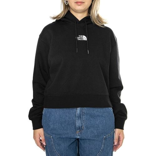 Felpa W Essential Crop Hoodie TNF Black - The north face - Modalova