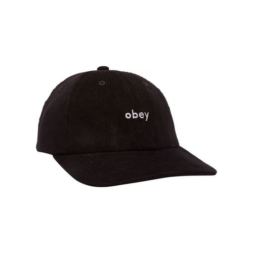 Cappellino Lowercase corduroy 6 panel str - Obey - Modalova