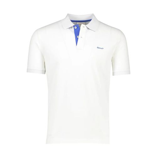 Polo Regular Fit Contrast Pique Rugger Polo - Gant - Modalova