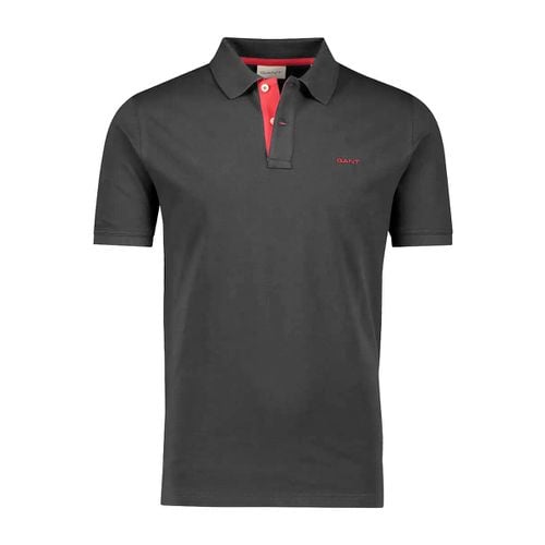 Polo Regular Fit Contrast Pique Rugger Polo - Gant - Modalova