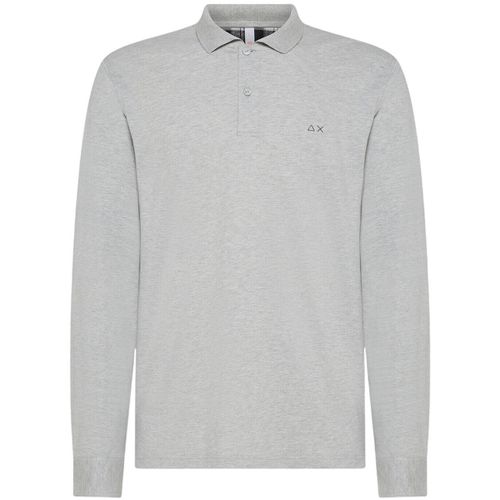 Polo maniche lunghe POLO CONTRAST FABRIC ELBOW EL. LS - Sun68 - Modalova