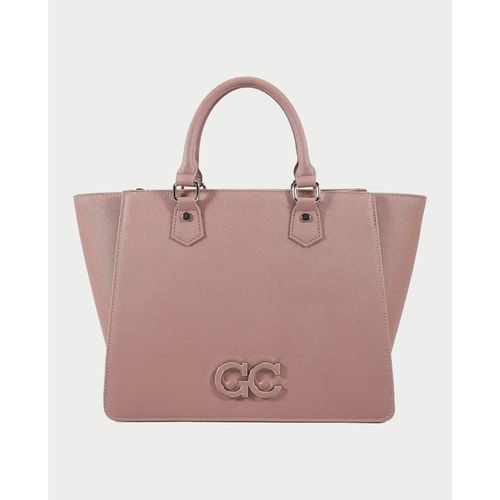 Borsa Shopping Borsa in saffiano con logo lettering - Gio Cellini - Modalova