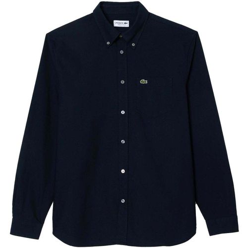 Camicia a maniche lunghe Regular Fit Oxford Shirt Navy - Lacoste - Modalova