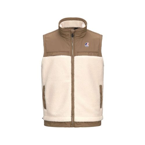 Giacche Gilet Le Vrai 30 Jile Orsetto Ecru-Brown Corda - K-way - Modalova