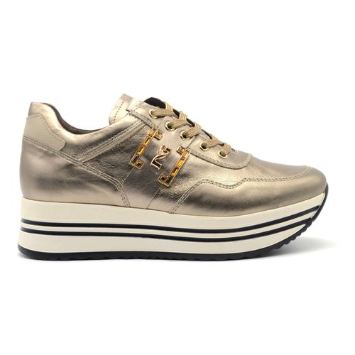 Sneakers basse sneaker in pelle laminata - NeroGiardini - Modalova