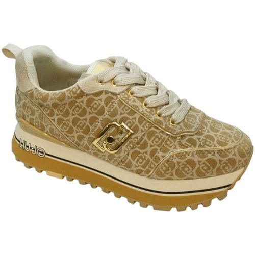 Sneakers basse PLATFORM CAMOSCIO STAMPATO SAND MAXI WONDER 71 - Liu jo - Modalova