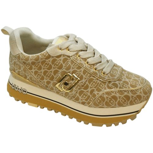 Sneakers basse PLATFORM CAMOSCIO STAMPATO SAND MAXI WONDER 71 - Liu jo - Modalova