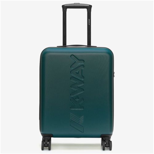 Valigia morbida K11416W Trolley Unisex verde petrolio - K-way - Modalova