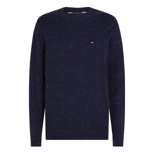 Maglione MW0MW28046 PIMA ORG CTN CASHMER-0GY DONEGAL DESERT SKY - Tommy hilfiger - Modalova