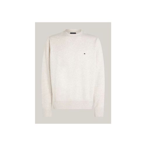 Felpa MW0MW37232 ESS FLEECE-HGF HEATHERED OATMILK - Tommy hilfiger - Modalova