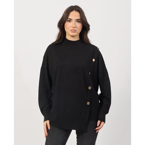 Maglione Maglia donna Settemezzo asimmetrica con bottoni - Sette/Mezzo - Modalova