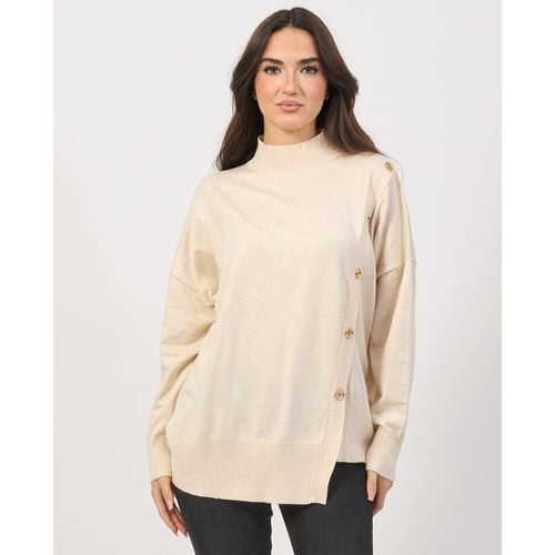 Maglione Maglia donna Settemezzo asimmetrica con bottoni - Sette/Mezzo - Modalova