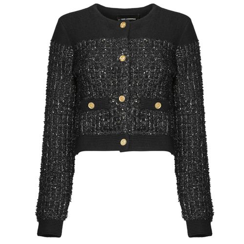 Gilet / Cardigan BOUCLE KNIT CARDIGAN - Karl Lagerfeld - Modalova