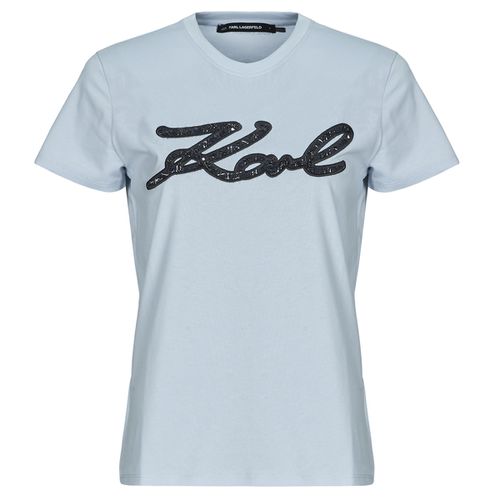 T-shirt BOUCLE KARL SIGNATURE T-SHIRT - Karl Lagerfeld - Modalova