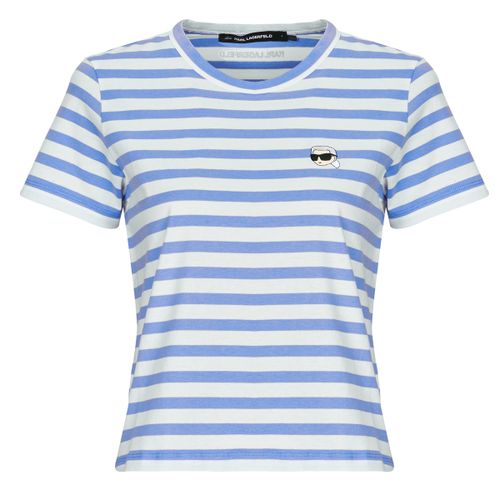 T-shirt IKON STRIPE BOXY T-SHIRT - Karl Lagerfeld - Modalova