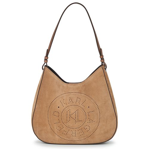 Borsa a spalla K/CIRCLE HOBO BAG PERFORATED - Karl Lagerfeld - Modalova