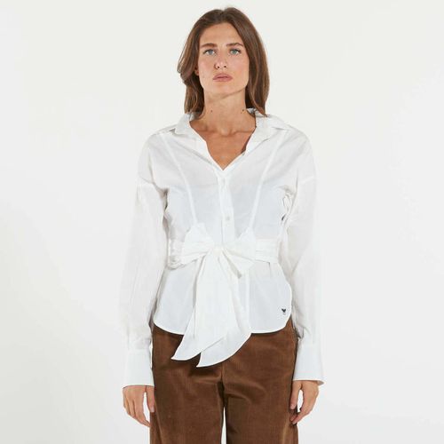 Camicia Camicia incrociata in popeline di cotone - Max mara - Modalova