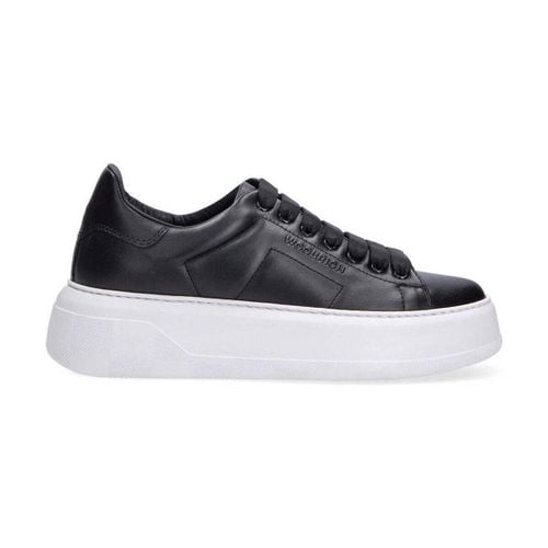 Sneakers basse sneaker in pelle nera - Woolrich - Modalova