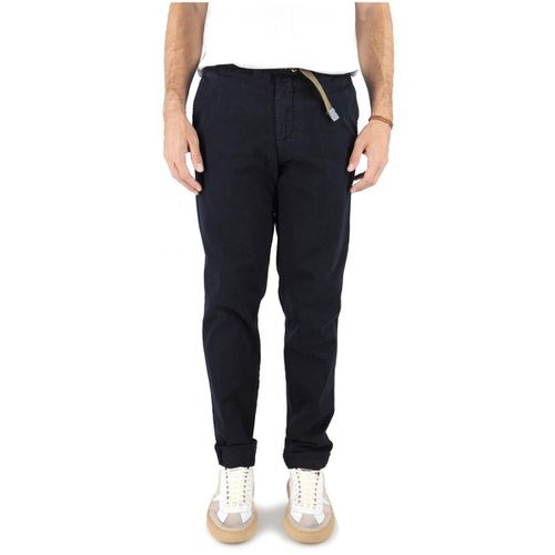 Jeans Pantalone Chino Invernale Navy - White Sand - Modalova