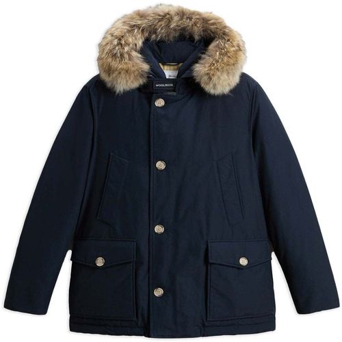 Parka Arctic Anorak Con Pelliccia Removibile Blu - Woolrich - Modalova