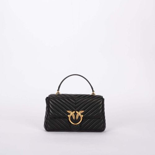 Borsette classic lady love bag puff chevron nera - Pinko - Modalova