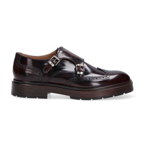 Classiche basse Milano mocassino doppia fibbia marrone - Jackal Milano - Modalova