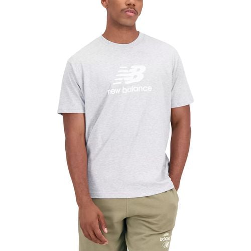 T-shirt Essentials Stacked Logo - New balance - Modalova