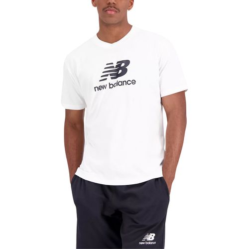 T-shirt Essentials Stacked Logo - New balance - Modalova