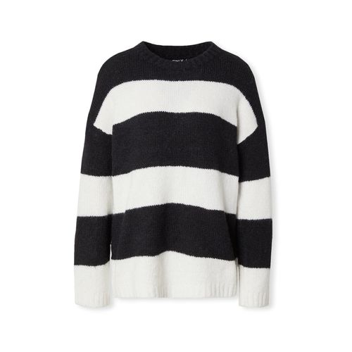 Maglione Filone Life Knit - Black/Cloud Dancer - Only - Modalova