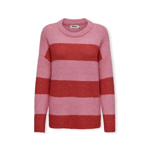 Maglione Filone Life Knit - Pink Cosmos/Valiant - Only - Modalova