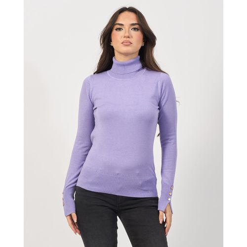 Maglione Maglia a collo alto SetteMezzo con bottoni ai polsi - Sette/Mezzo - Modalova