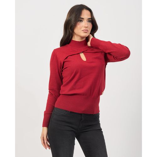 Maglione Maglia donna con davanti incrociato - Yes Zee - Modalova