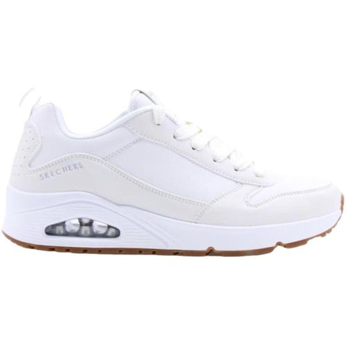 Sneakers 232152/WHT UNO HIDEAWAY Sneaker Uomo Stringate White - Skechers - Modalova