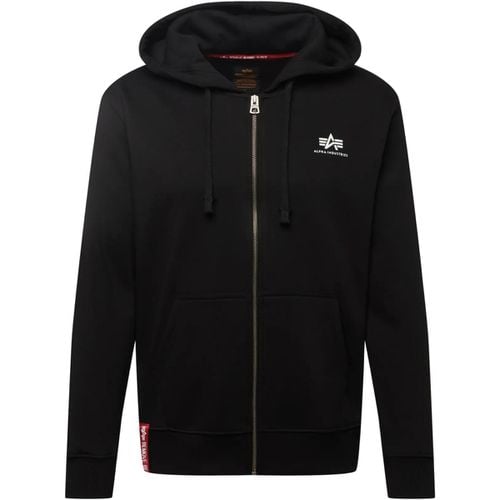 Polo maniche lunghe uomo felpa con zip 118342 03 BASIC ZIP HOODY SL - Alpha - Modalova