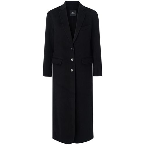 Mantella Cappotto Quinn in misto cashmere nero - Anine Bing - Modalova