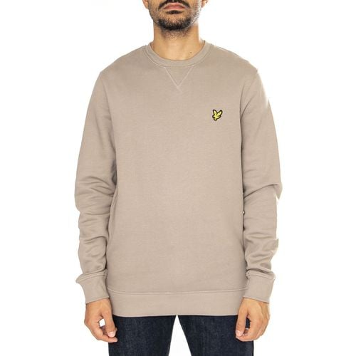 Felpa Brushed Back Crew Neck Sweatsh Heritage Taupe - Lyle & Scott - Modalova