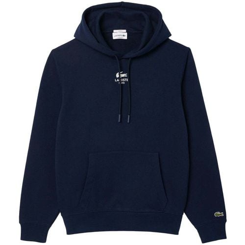 Felpa Graphic Print Hoodie Midnight - Lacoste - Modalova